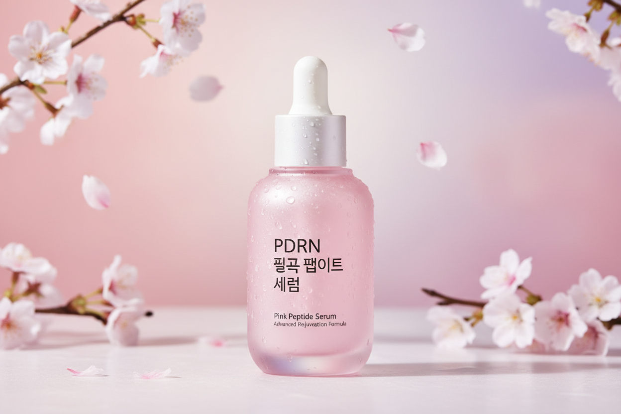 Olivia™ PDRN Pink Peptide Serum with Rose PDRN | 1.01 fl. Oz