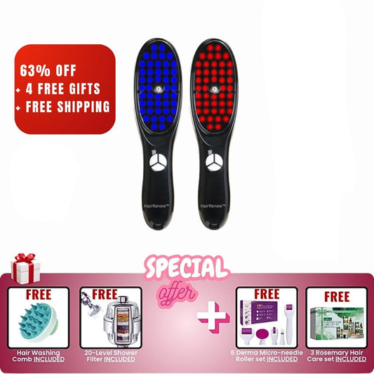 HairRenew™ - LED Light Therapy Brush