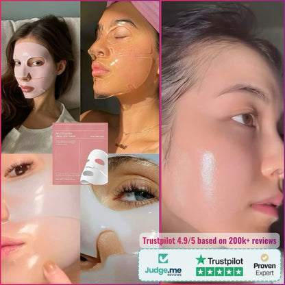 Olivia™ Collagen Face Mask (1 box x 4 Sheets)