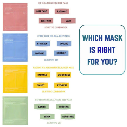 Olivia™ Collagen Face Mask (1 box x 4 Sheets)