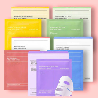 Olivia™ Collagen Face Mask (1 box x 4 Sheets)