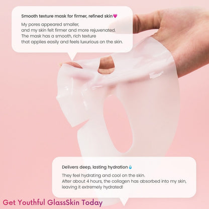Olivia™ Collagen Face Mask (1 box x 4 Sheets)