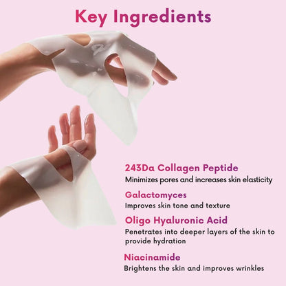 Olivia™ Collagen Face Mask (1 box x 4 Sheets)