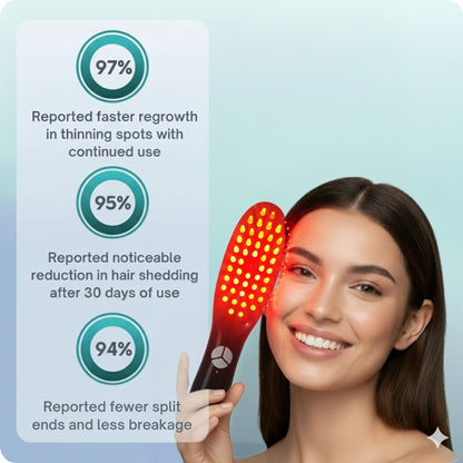 HairRenew™ - Hair LED Light Therapy Brush