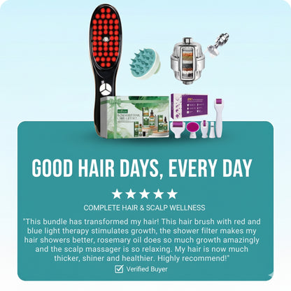 HairRenew™ - Hair LED Light Therapy Brush