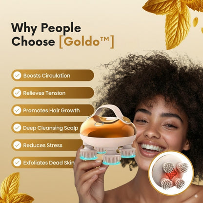 Goldo™ – Scalp & Hair Growth Massager Electric