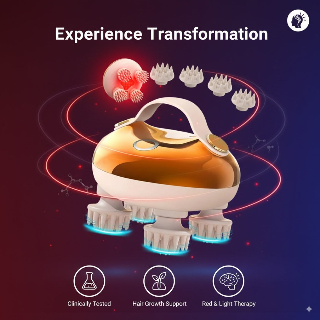 Goldo™ – Scalp & Hair Growth Massager Electric