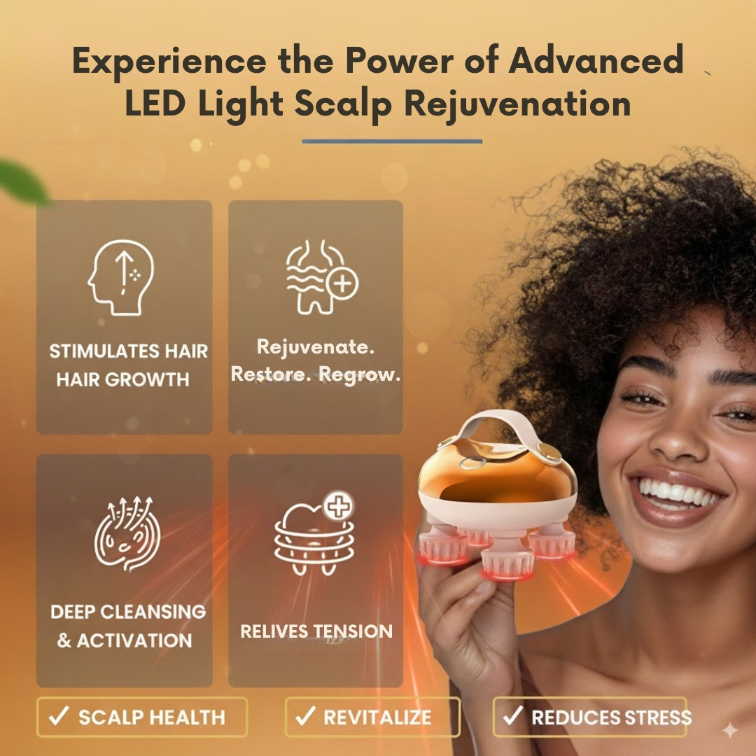 Goldo™ – Scalp & Hair Growth Massager Electric