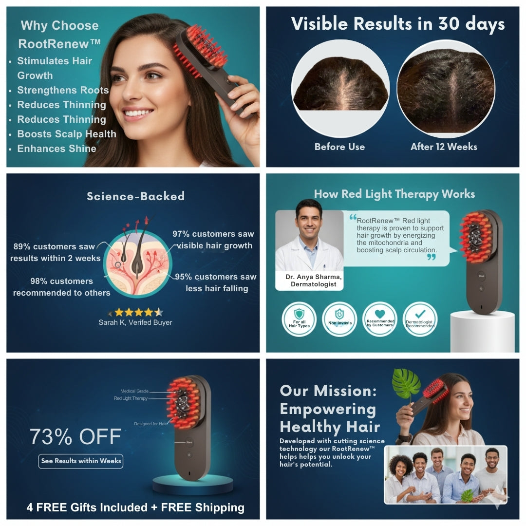 RootRenew™ - The 4-in-1 Pod Based Hair & Scalp