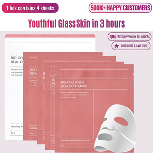 GlassSkin Face-Lift Collagen Mask