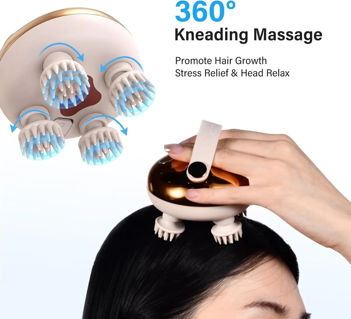 Goldo™ – Scalp & Hair Growth Massager Electric