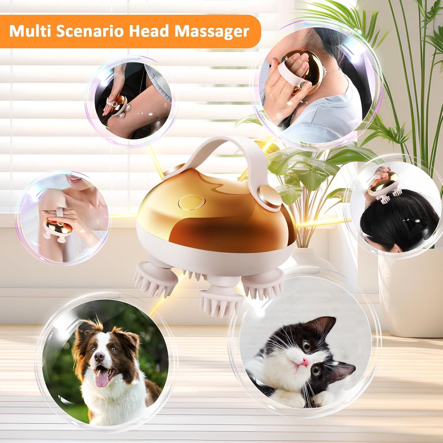 Goldo™ – Scalp & Hair Growth Massager Electric