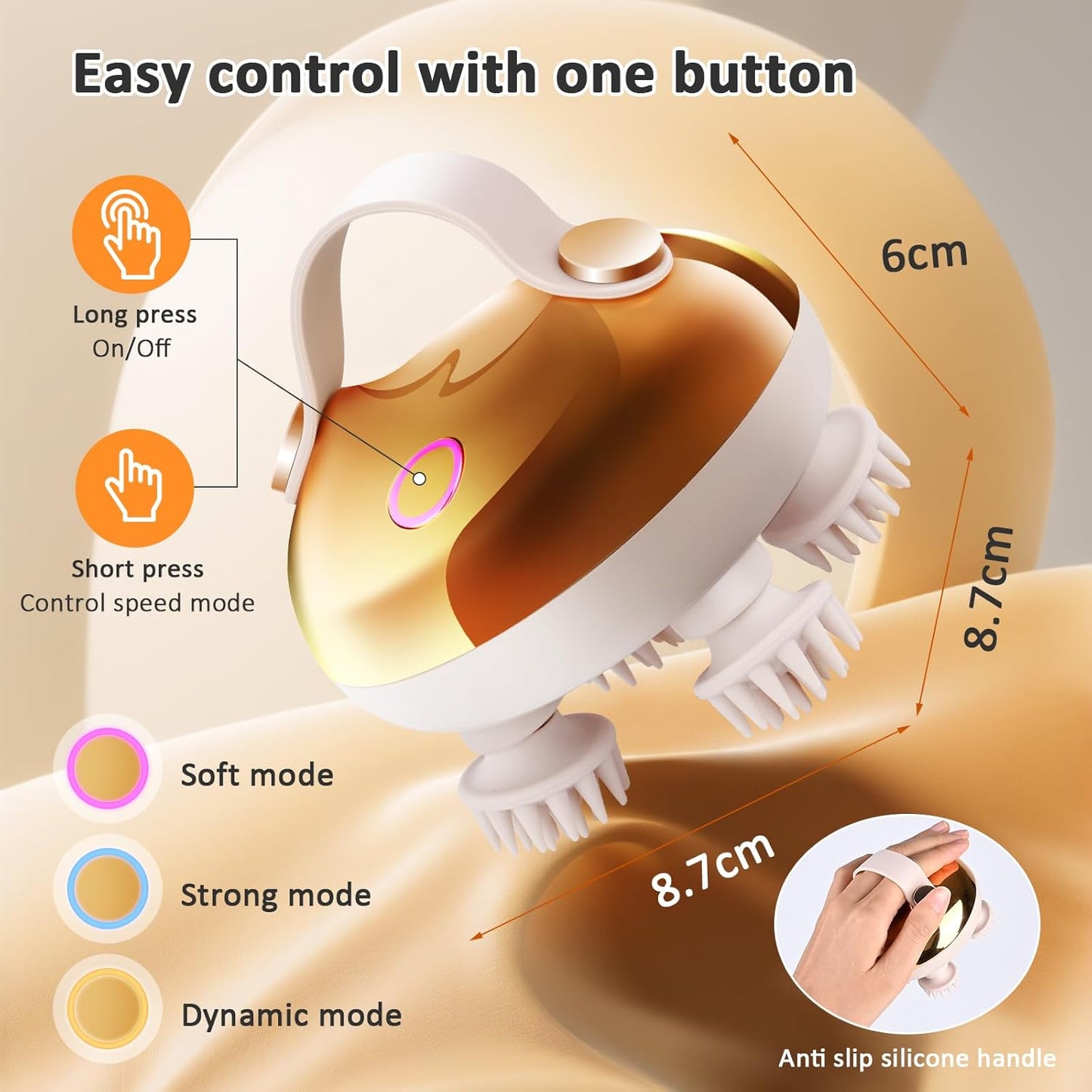 Goldo™ – Scalp & Hair Growth Massager Electric