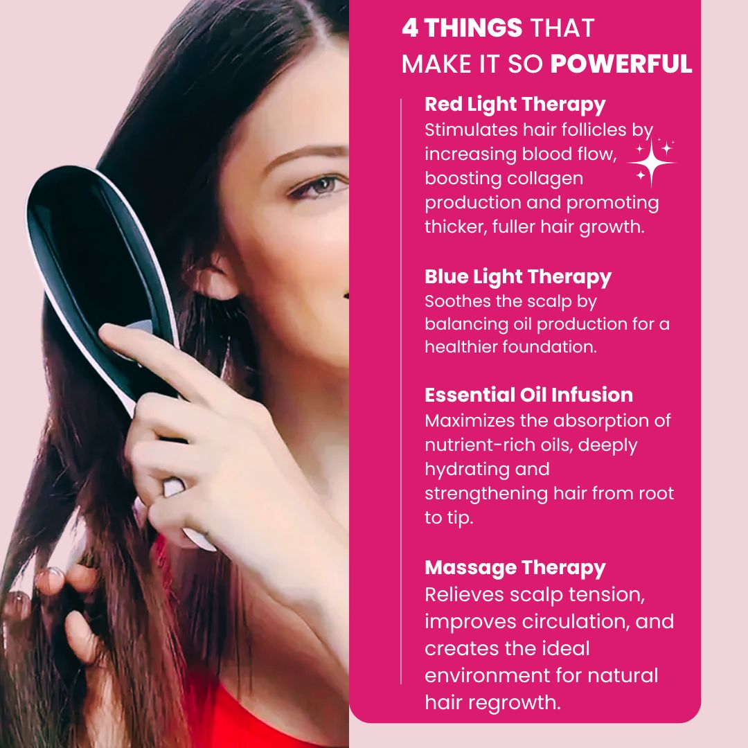 HairRenew™ - LED Light Therapy Brush