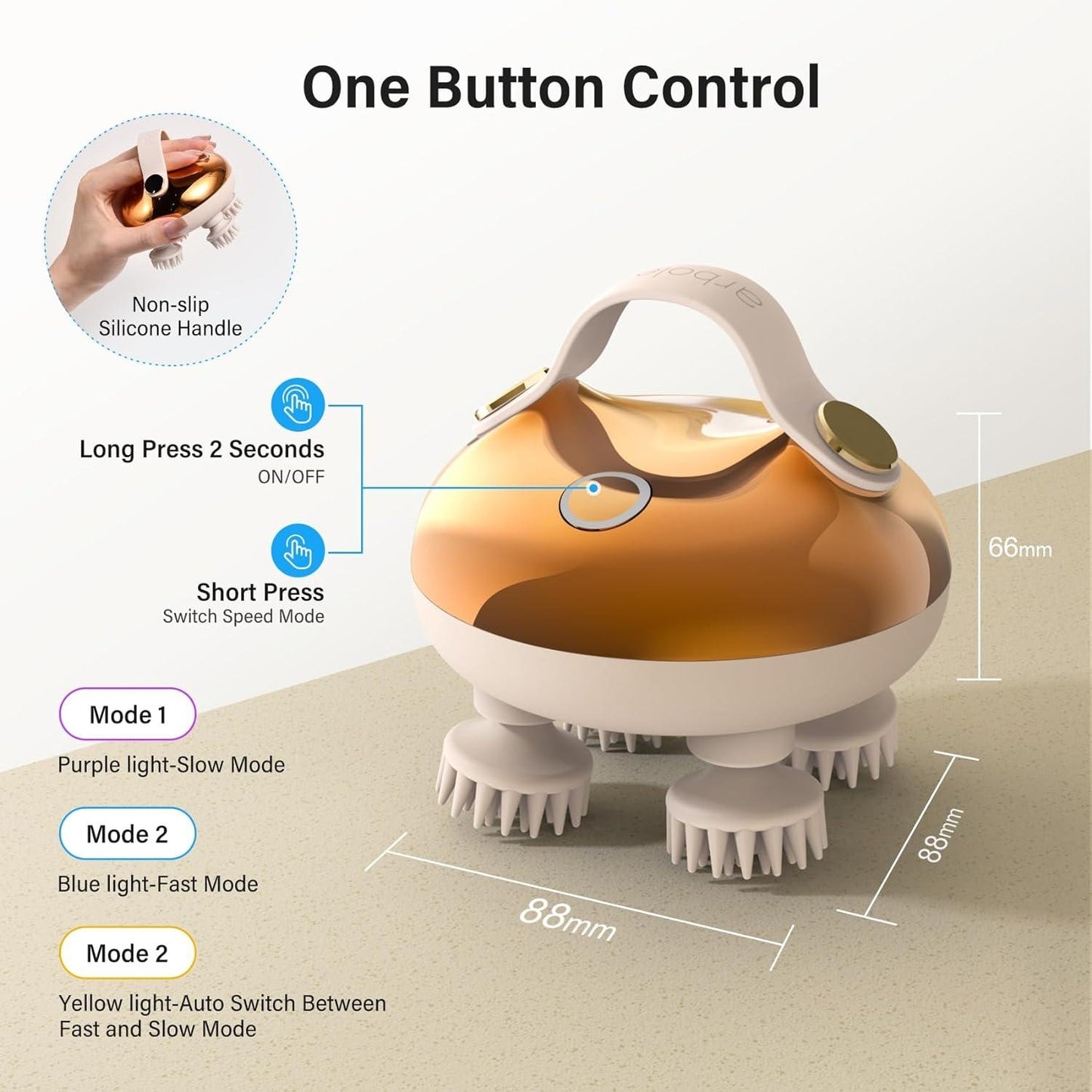 Goldo™ – Scalp & Hair Growth Massager Electric